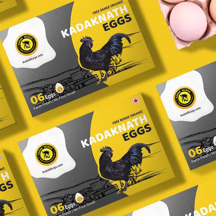 Kadaknath Eggs - Packaging Design
